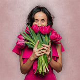 Abstrakt Gesprenkelt Rosa Fotografie Studio Hintergrund